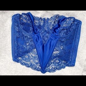 Christian Dior Floral Lace Bustier Corset